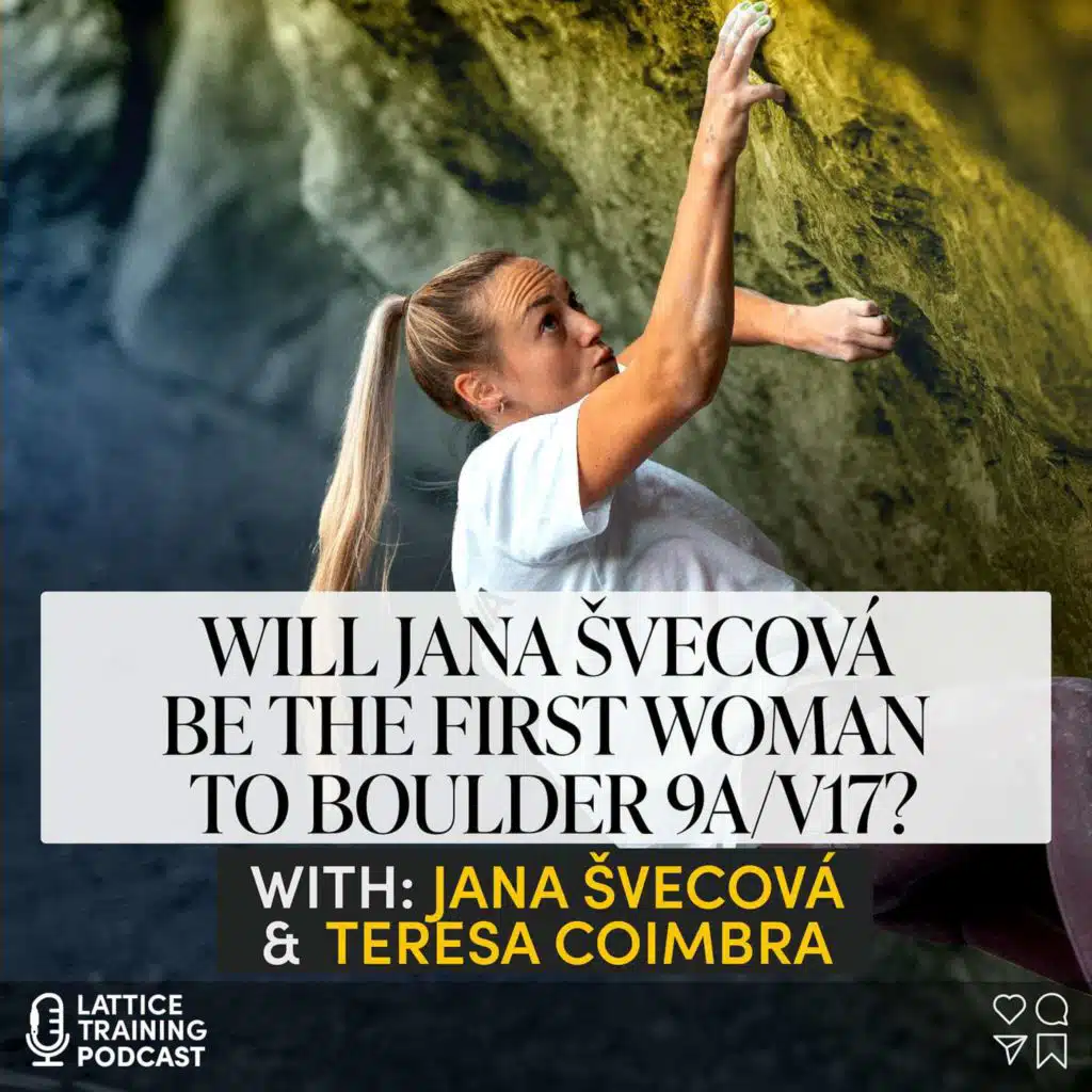 Will Jana Švecová be the first woman to boulder 9A/V17?
