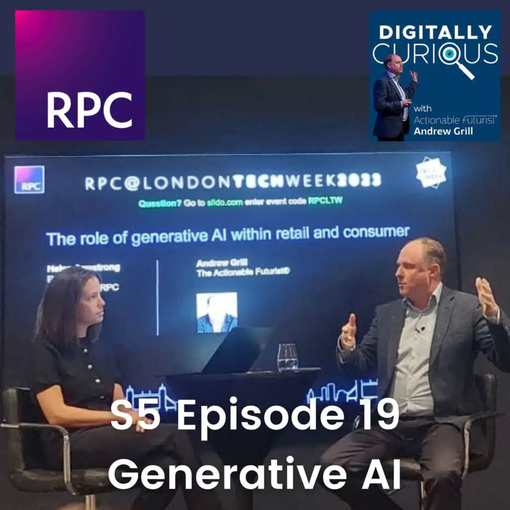 S5 Episode 19: Unlocking Generative AI's Potential: Ethics, Creativity, and Impact - recorded LIVE at London Tech Week