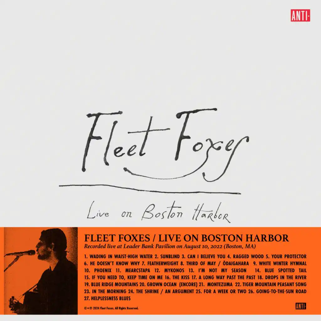 If You Need To, Keep Time On Me (Live On Boston Harbor)