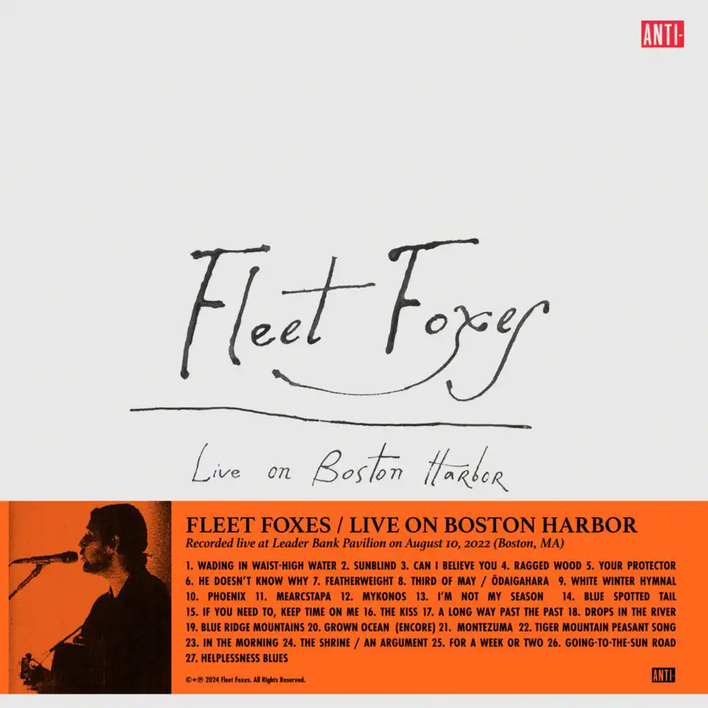 White Winter Hymnal (Live On Boston Harbor)