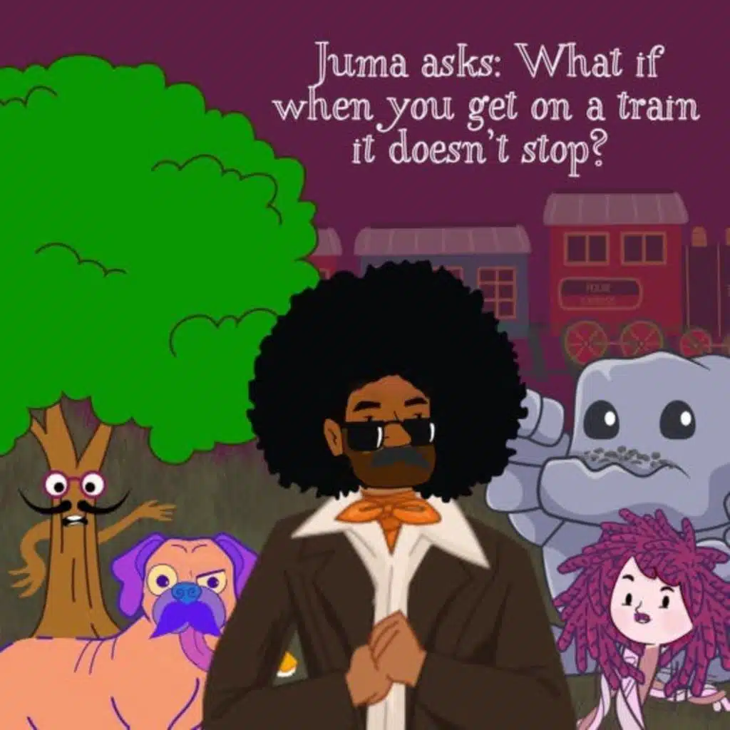 317. Juma asks: What if trains didn’t stop? (Freddy Booboo Bear Part 2)