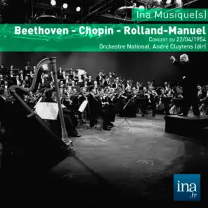 Beethoven - Chopin - Manuel, Concert du 22/04/1954, Orchestre National, André Cluytens (dir)