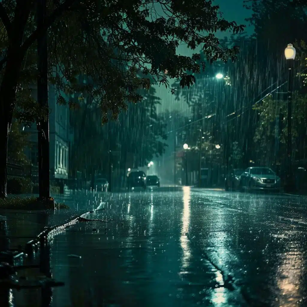 Heavy Rain for Sleep, Rain Noise to Sleep in 2 Minutes  | Noise Cancelling Sound