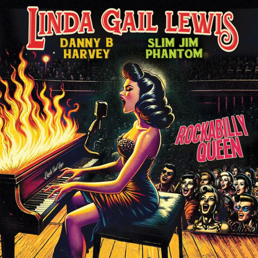 LINDA GAIL LEWIS, Danny B. Harvey & SLIM JIM PHANTOM