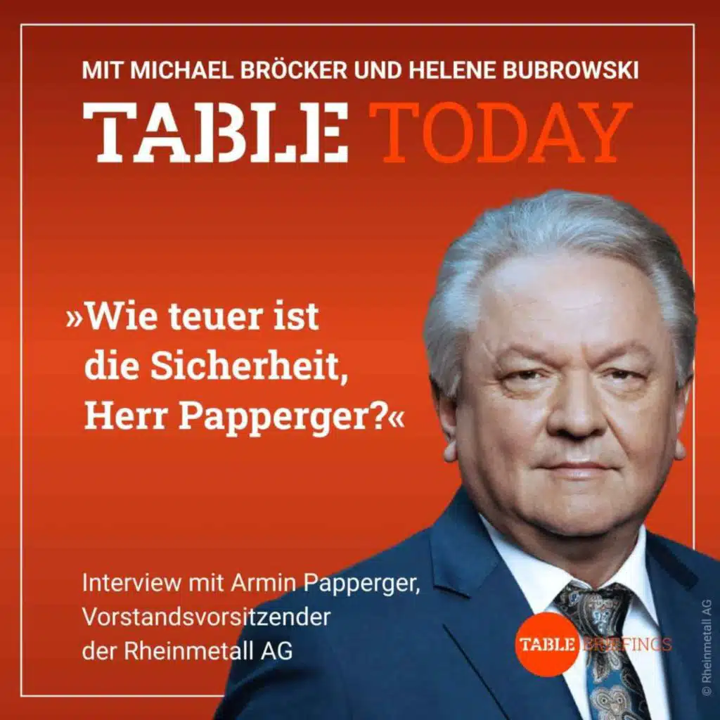 Wie teuer ist die Sicherheit, Herr Papperger?