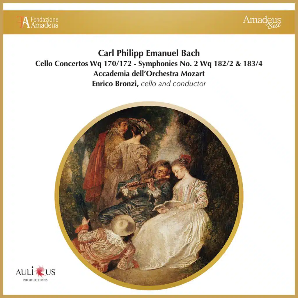 Carl Philipp Emanuel Bach: Cello Concertos, Wq. 170/172 - Symphonies No. 2, Wq. 182/2 & 183/4