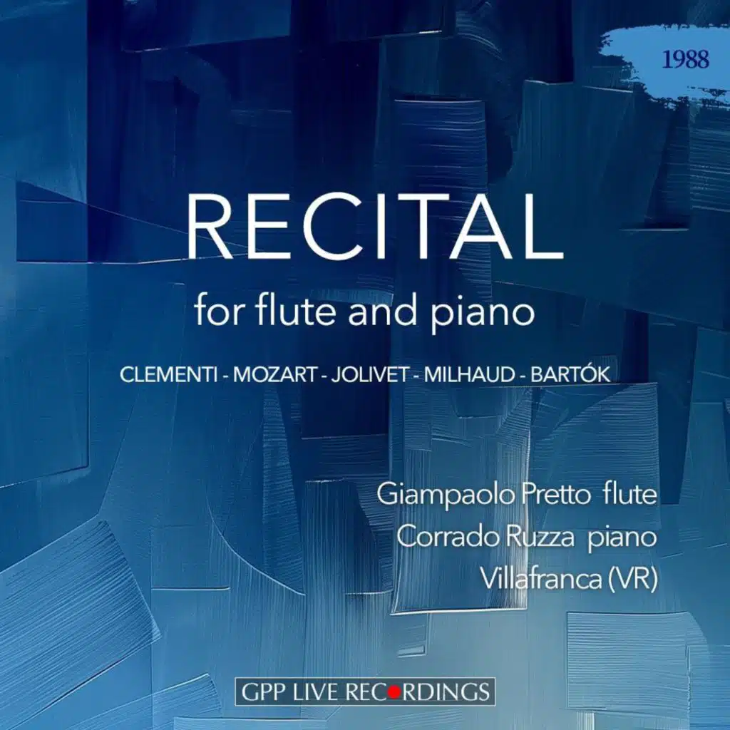 Recital for flute and piano: Pretto, Ruzza (1988)