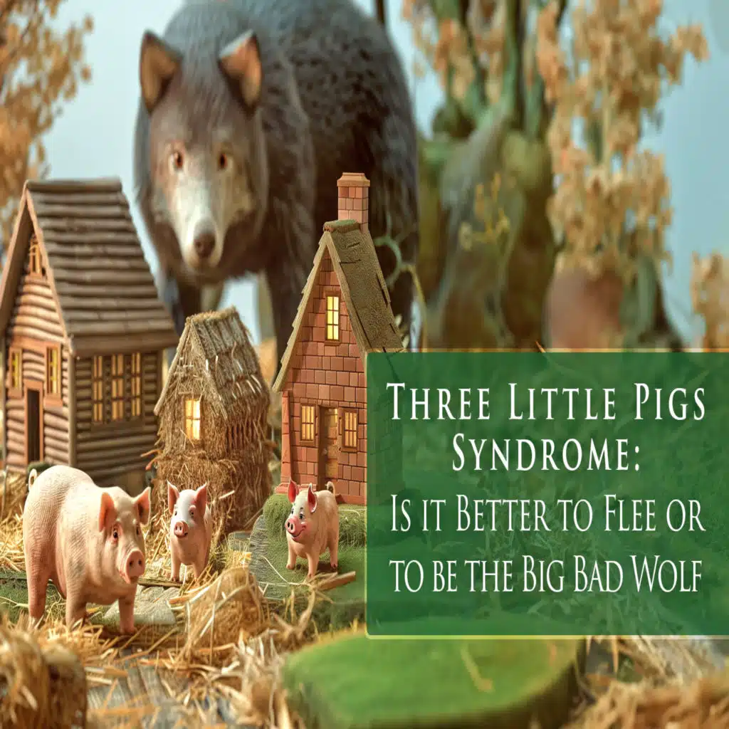 IS IT BETTER TO BE or FLEE THE BIG BAD WOLF?