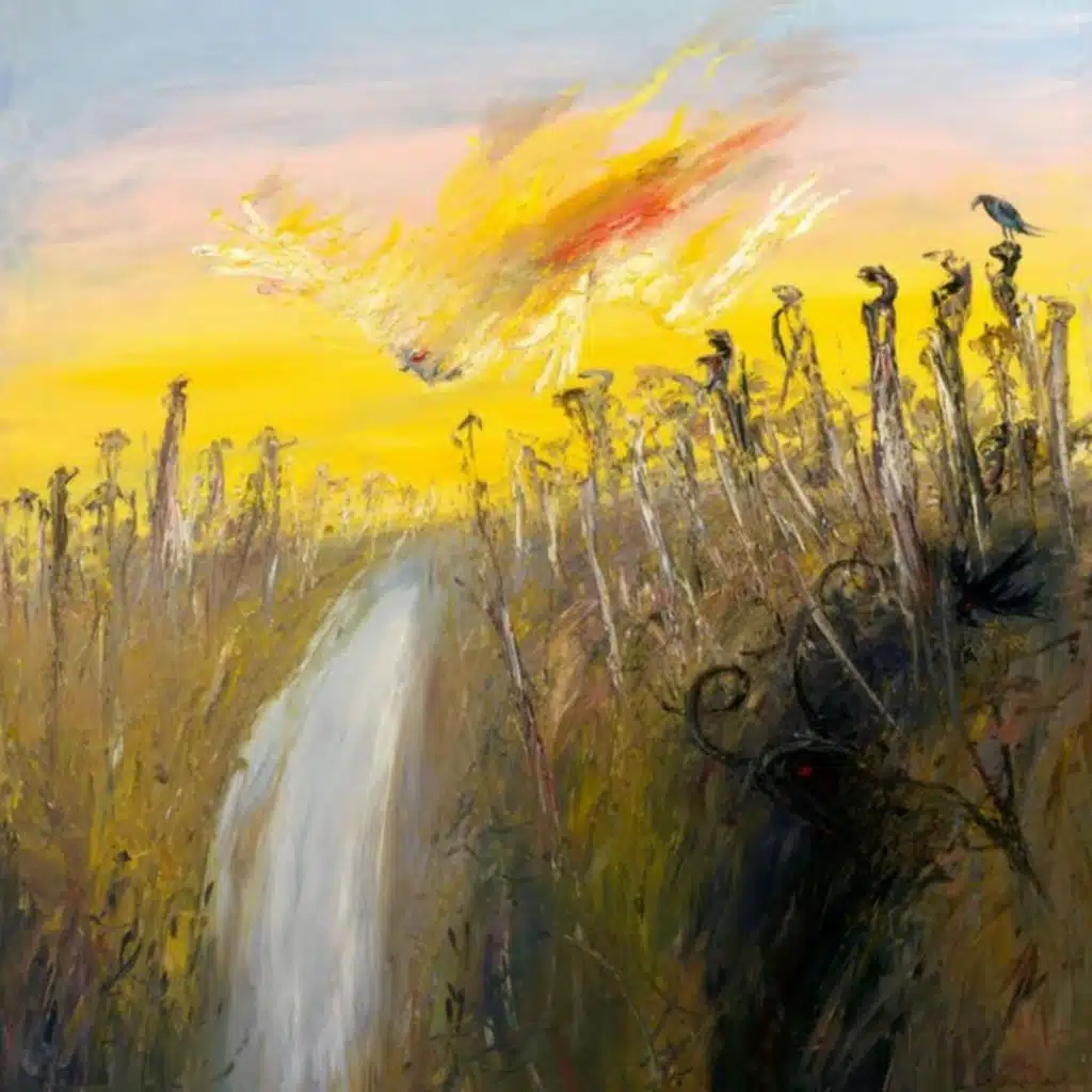 Arthur Boyd | Nebuchadnezzar on Fire Falling over a Waterfall (encore)