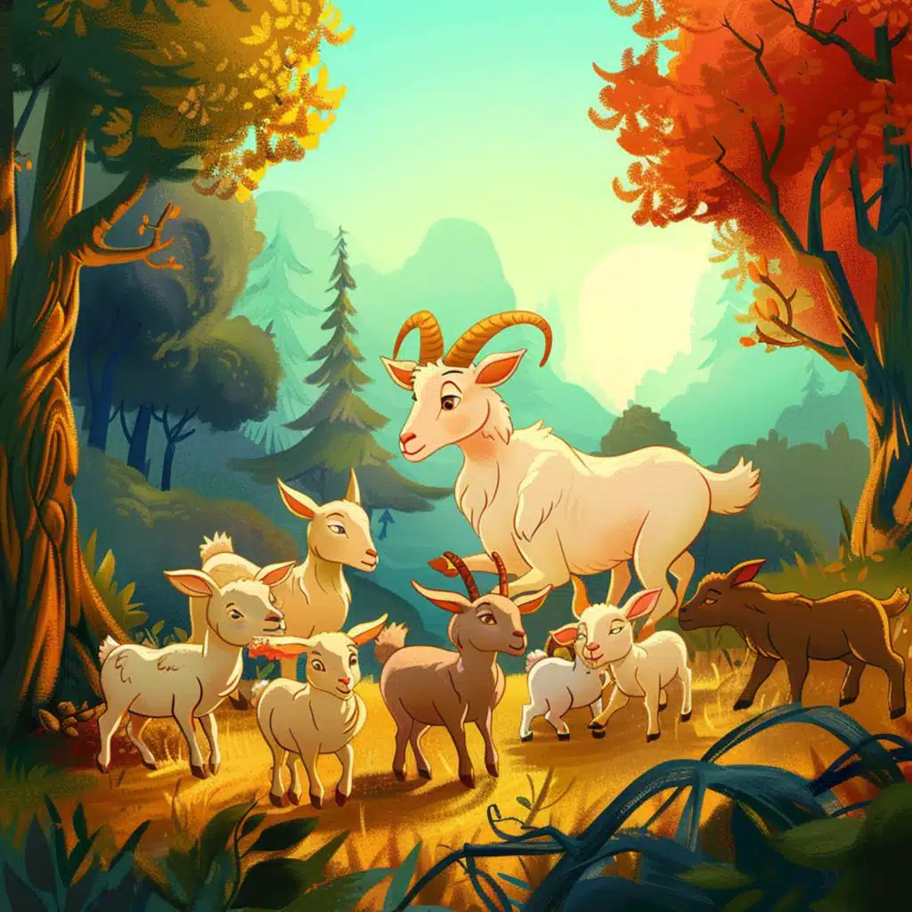 أغنية الذئب والخراف السبعة