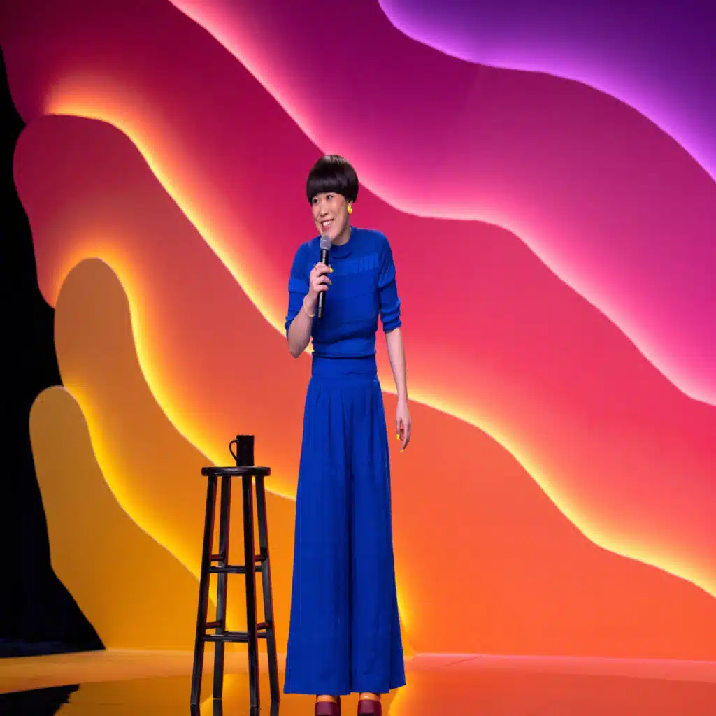 Dropping in with comedian Atsuko Okatsuka