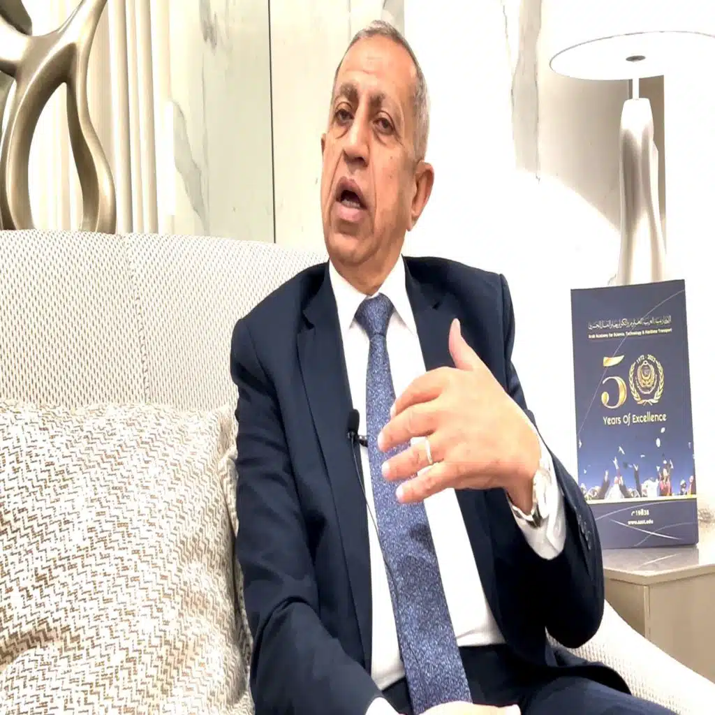حوار: رئيس الأكاديمية العربية للعلوم والتكنولوجيا والنقل البحري يؤكد دورها في تمكين الشباب العربي
