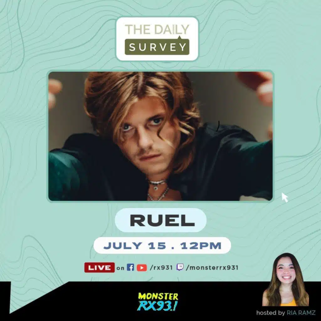 RUEL on The Daily Survey!