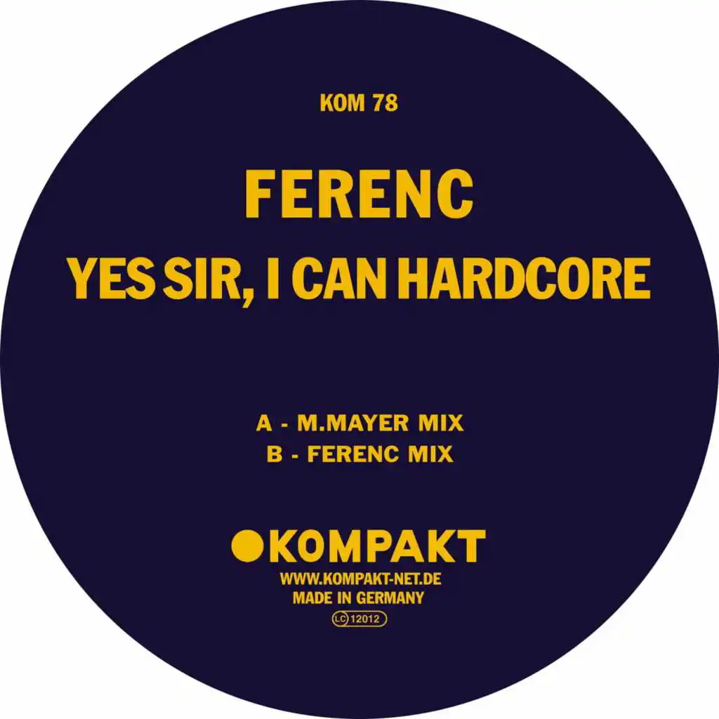 Yes Sir, I Can Hardcore (M. Mayer Mix)