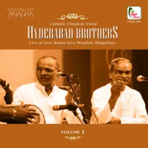 Hyderabad Brothers, Vol. 1 (Live at Sree Rama Seva Mandali, Bangalore)