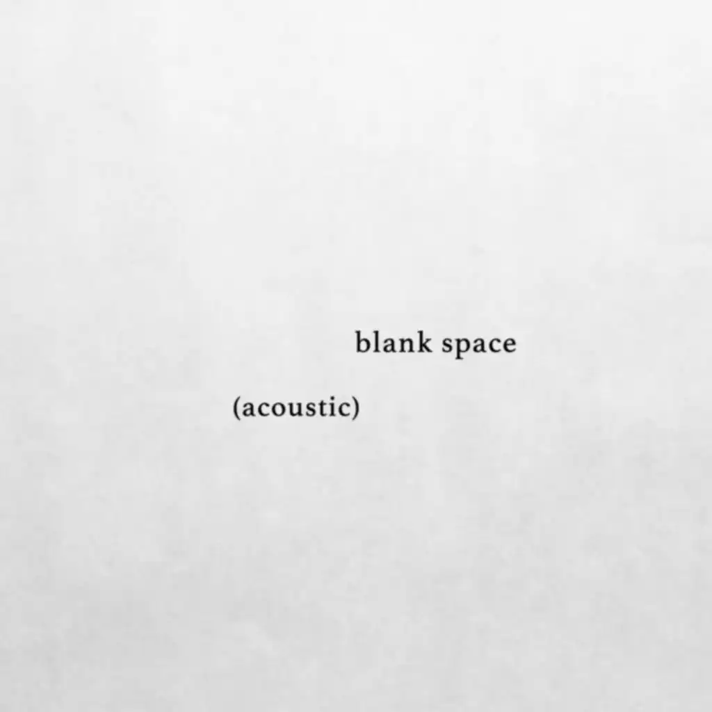 blank space