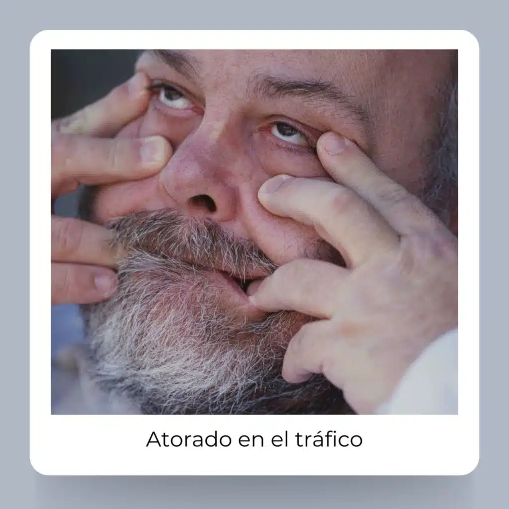 Atorado en el tráfico