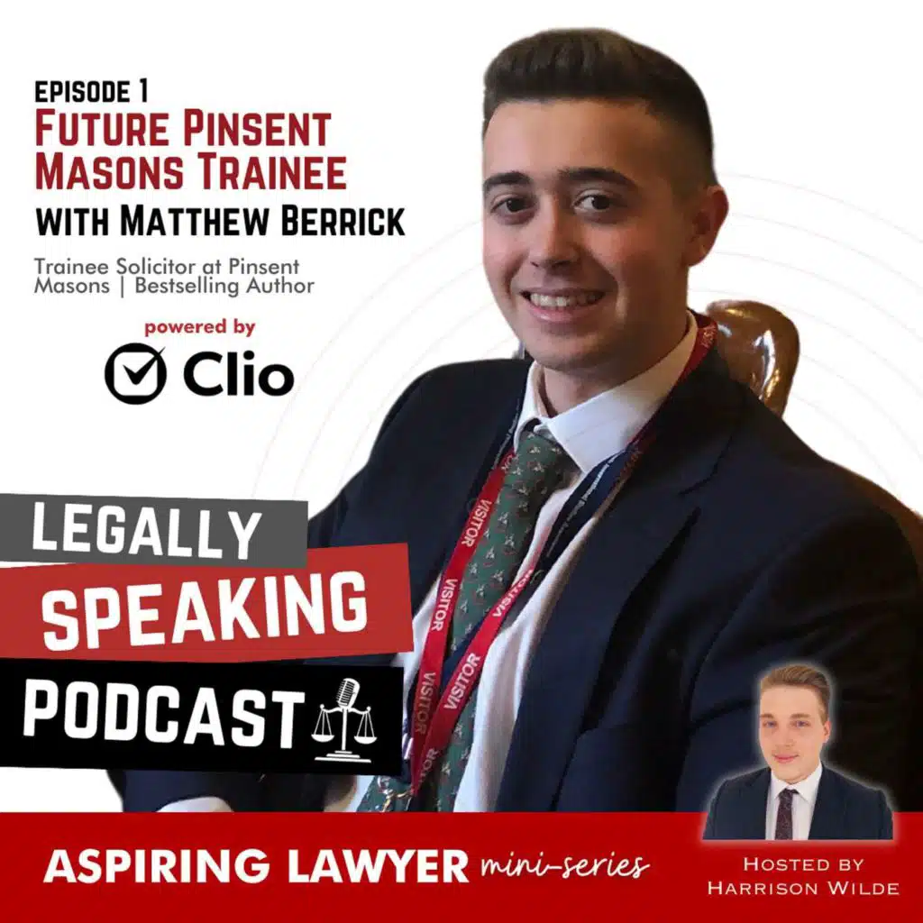 Aspiring Lawyer Miniseries Episode 1 - Future Pinsent Masons Trainee - Matthew Berrick