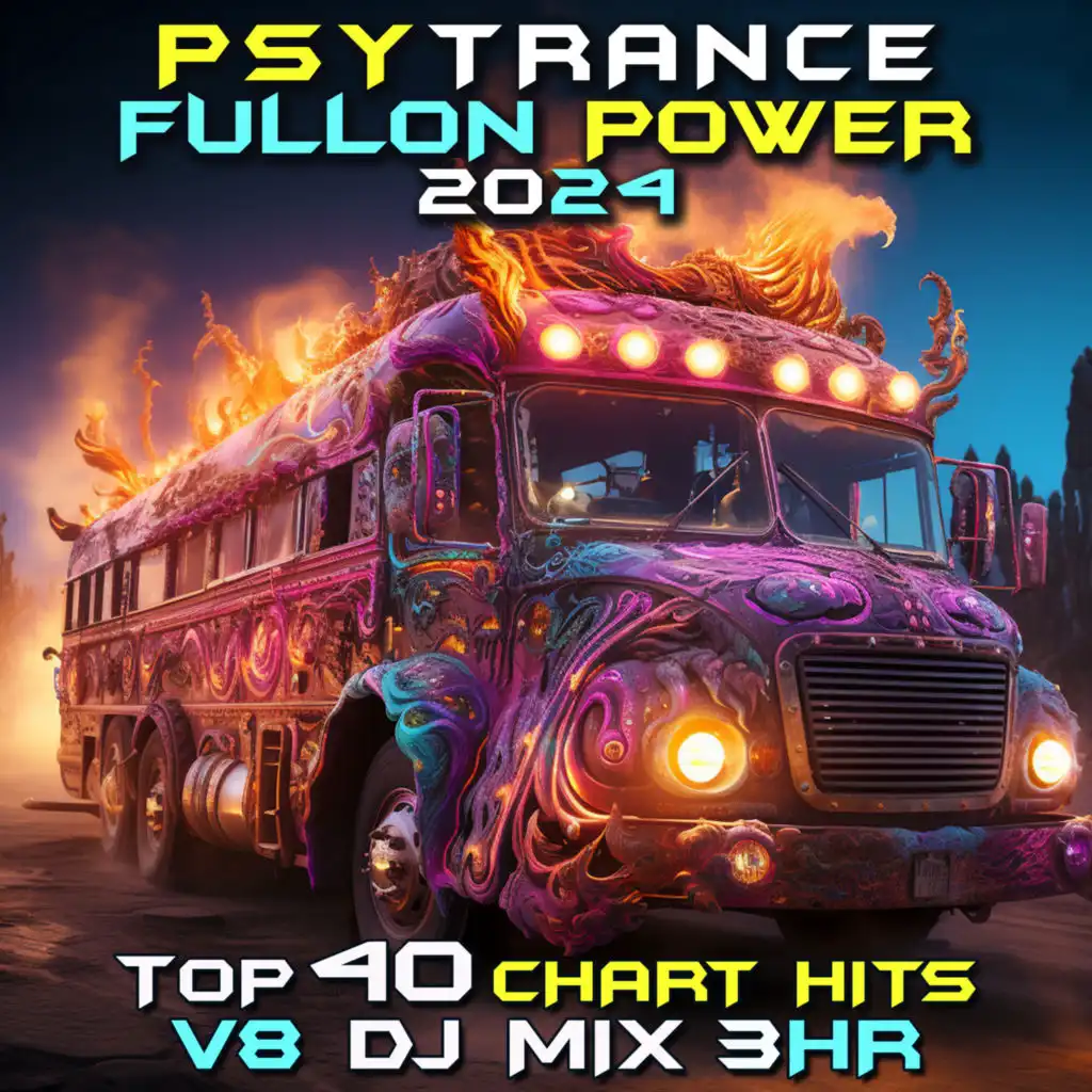 Psy Trance Fullon Power 2024 Top 40 Chart Hits, Vol. 8 (DJ Mix 3Hr)