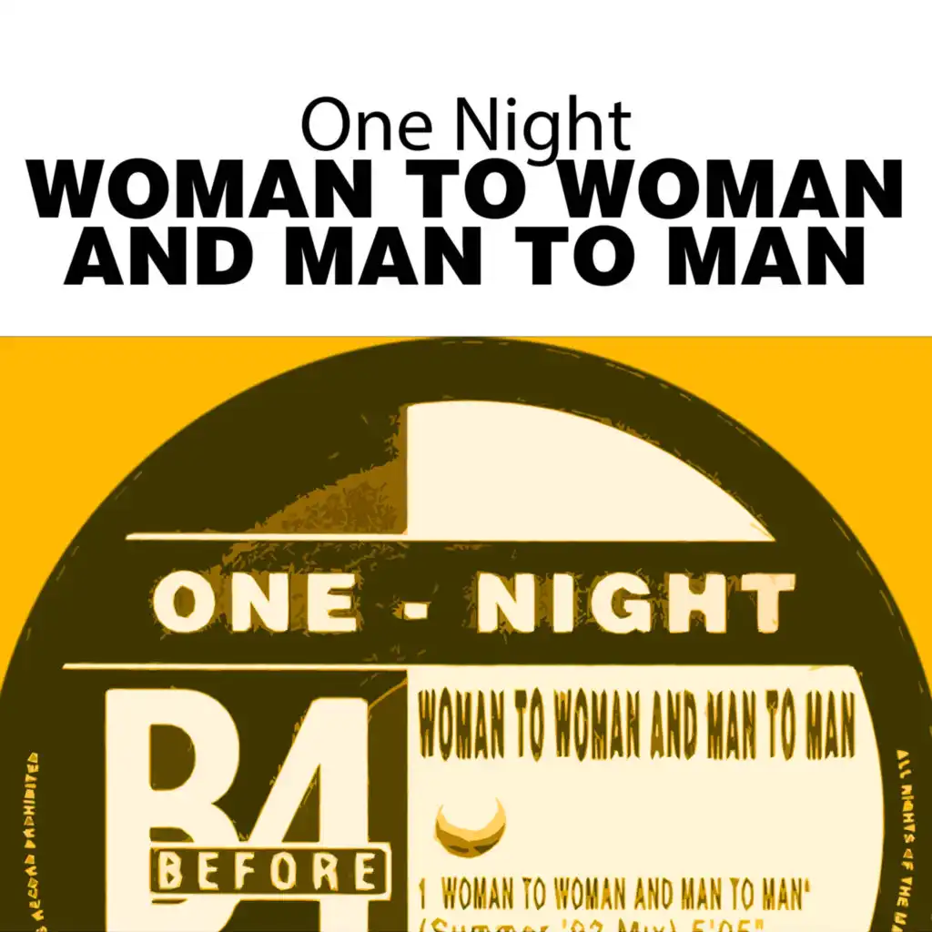 Woman to Woman and Man to Man (Marco Biondi Mix)