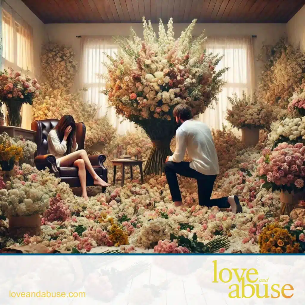 When they shower you with love after they've done bad behavior