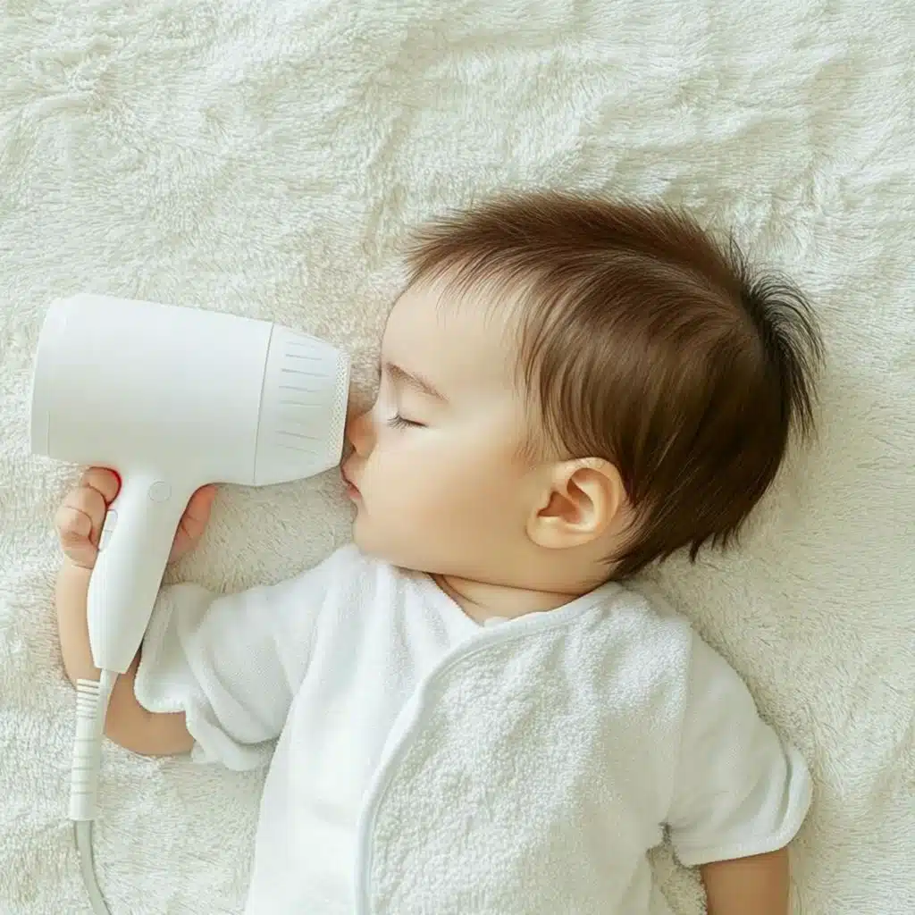 8 Hours Baby Hair Dryer Sound To Fall Asleep | Hair Dryer For Babies / Hair Dryer To Sleep