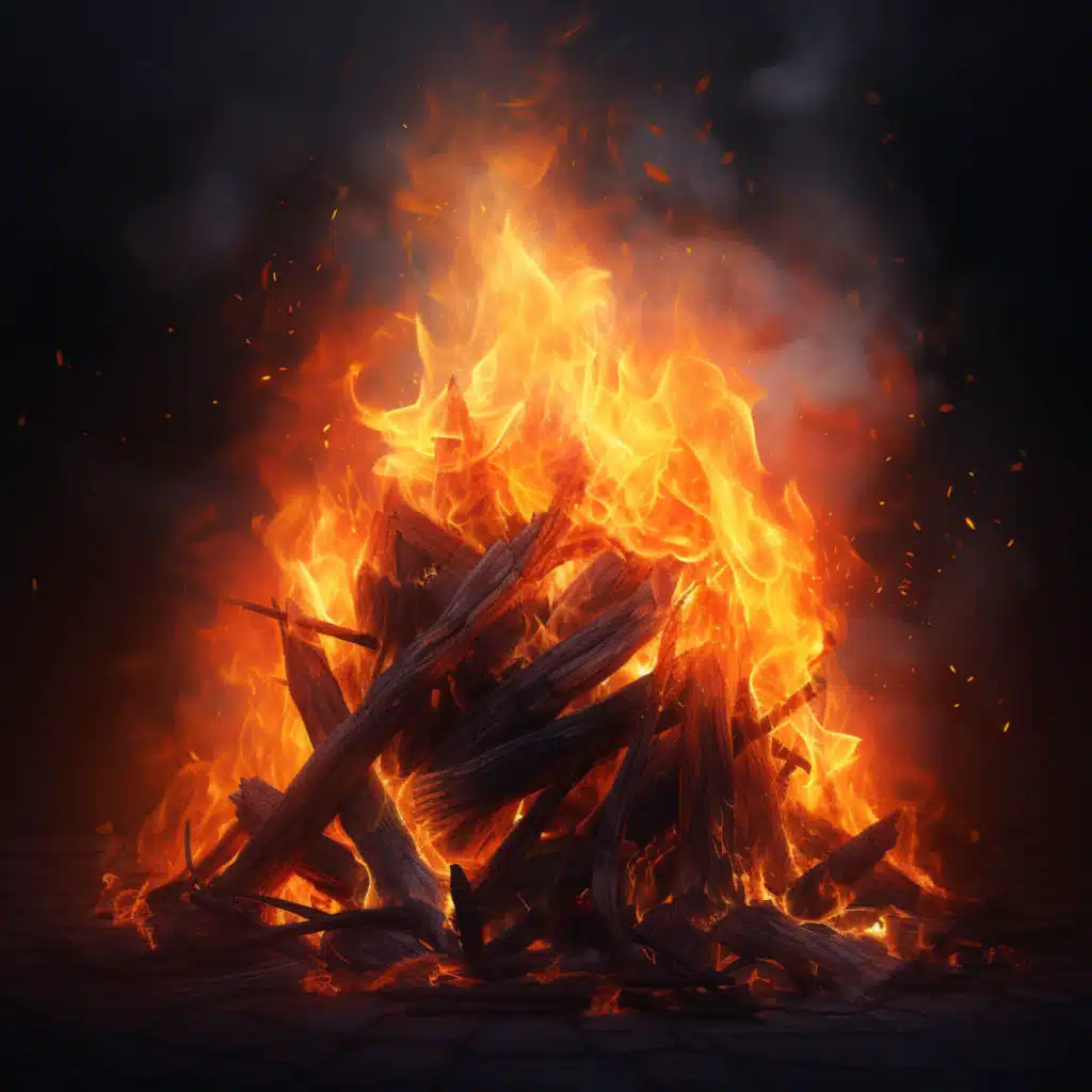 Flames Dance with Soothing Grace