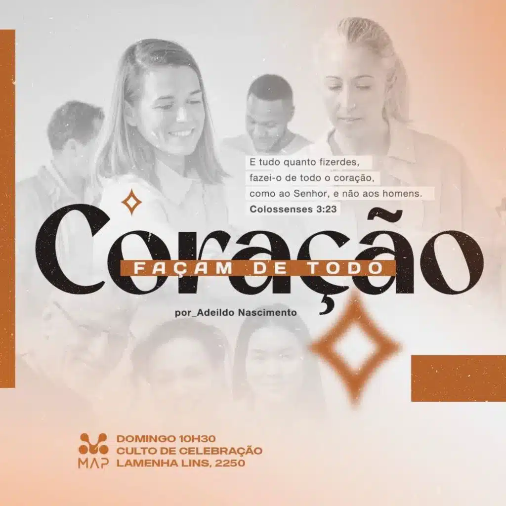 FAÇAM DE TODO CORAÇÃO | PR. ADEILDO NASCIMENTO