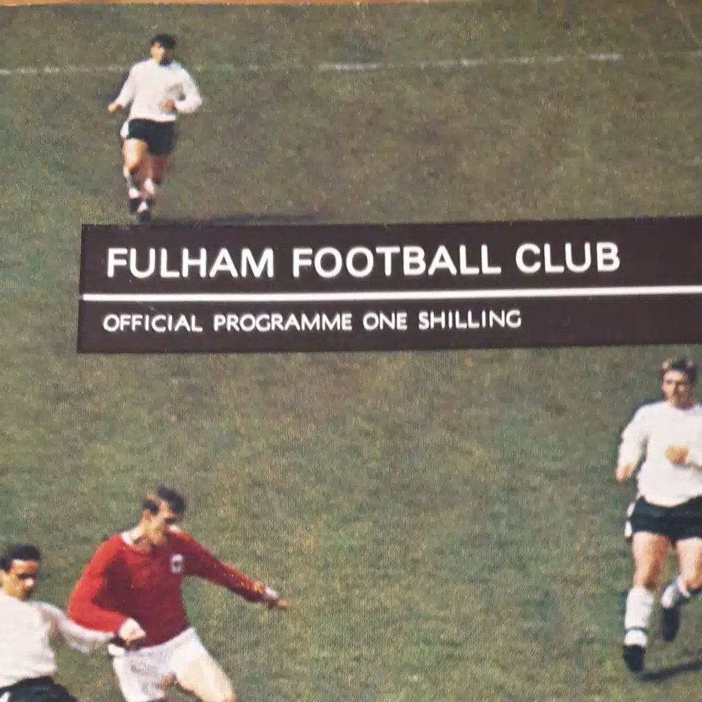 Fulham v Sheffield Wednesday 28th February 1968.