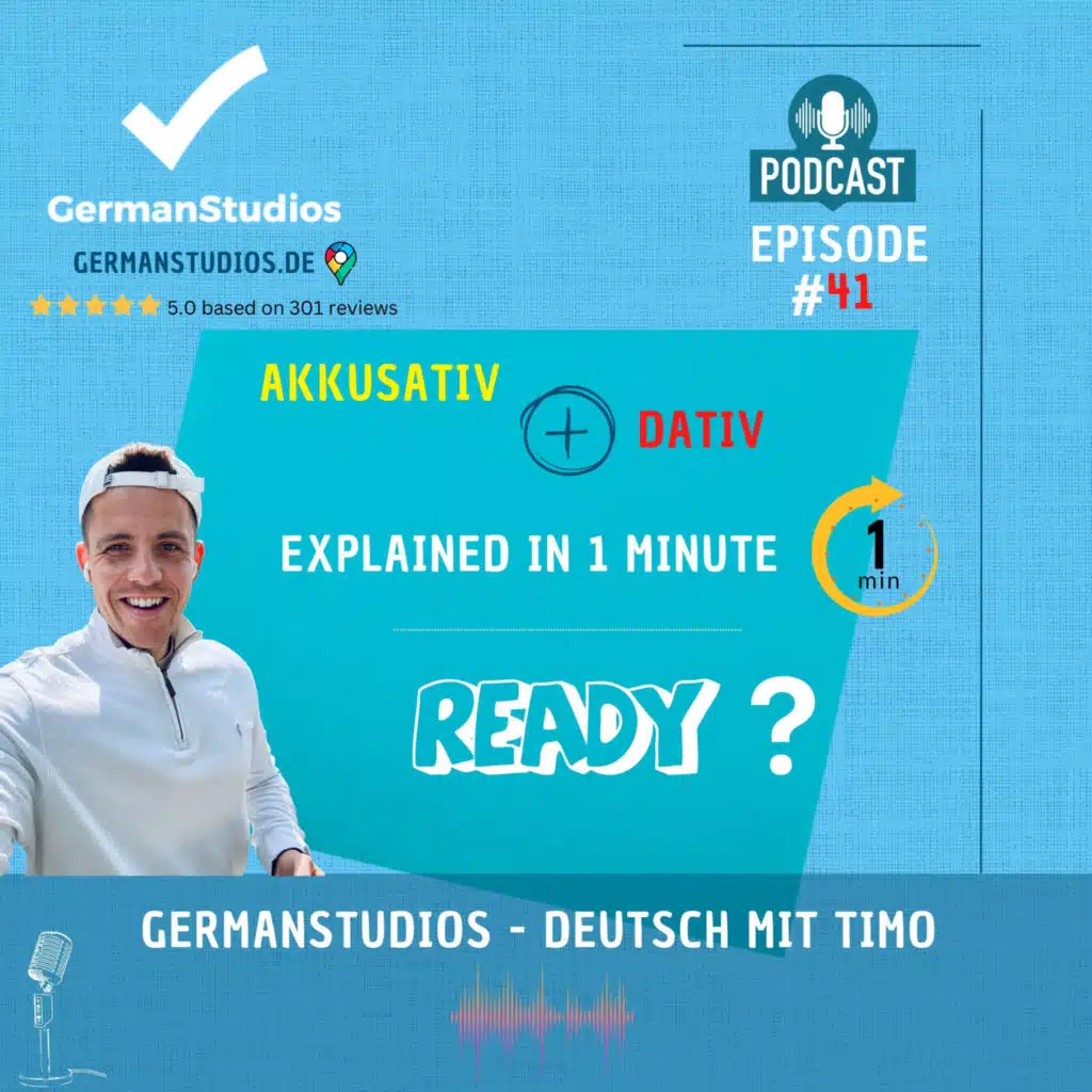 Akkusativ & Dativ in 1 minute (Part 1/4) - Easiest way of understanding it #042