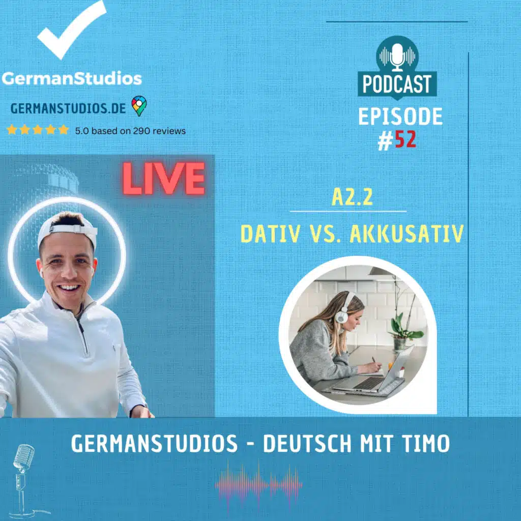 LIVE - Dativ & Akkusativ with my A2.2 course #052