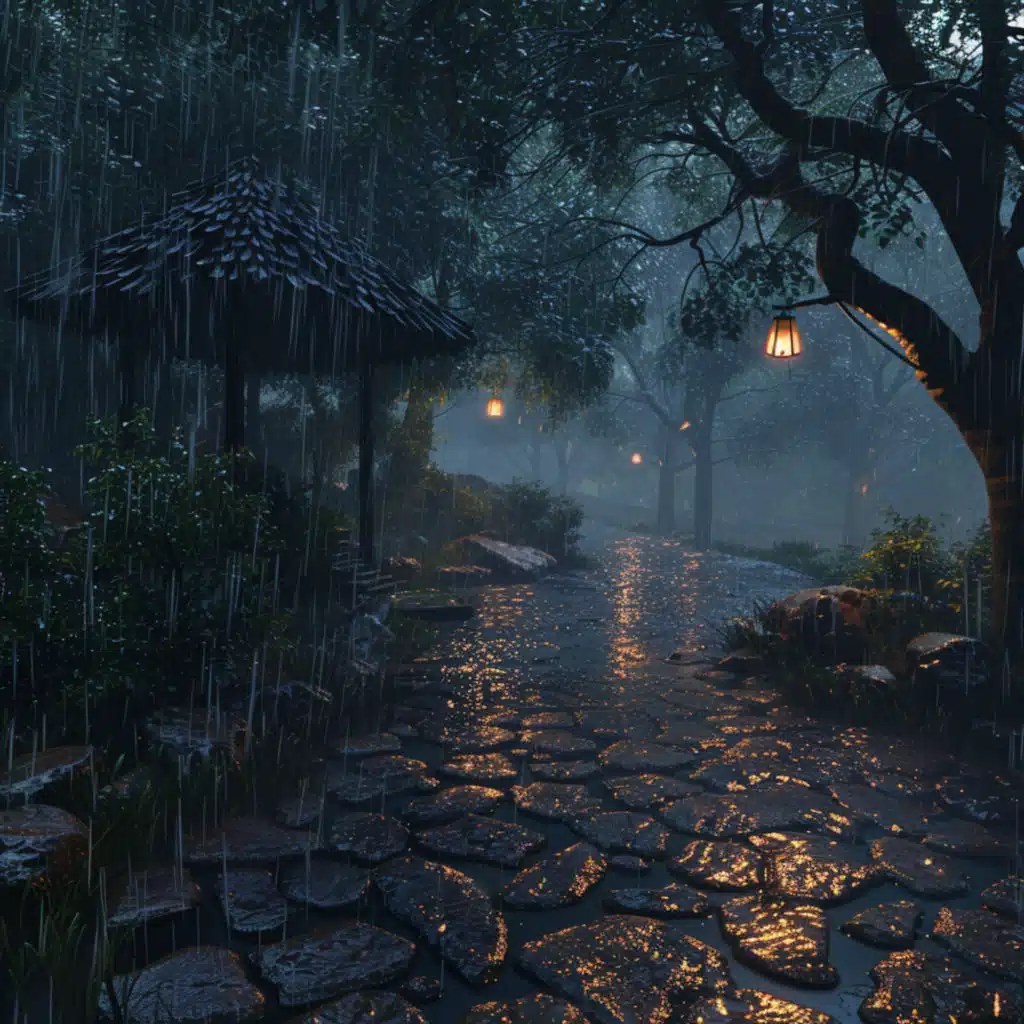 Relax Your Mind with Calm Chill Rain