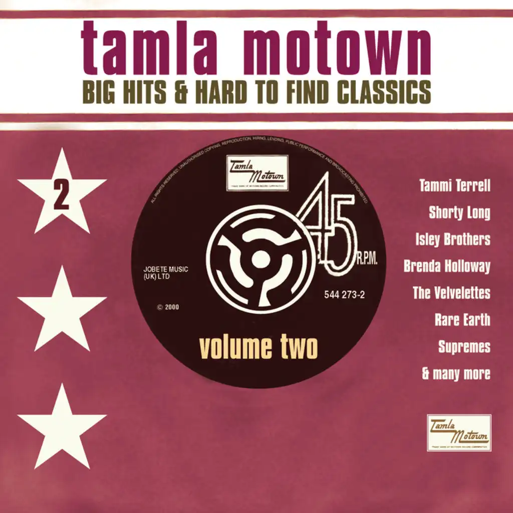 Big Motown Hits & Hard To Find Classics - Volume 2