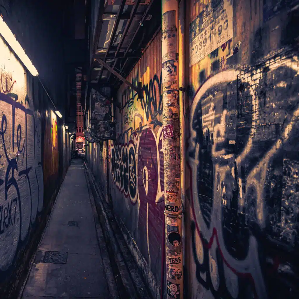 Neon Nighttime Echoes