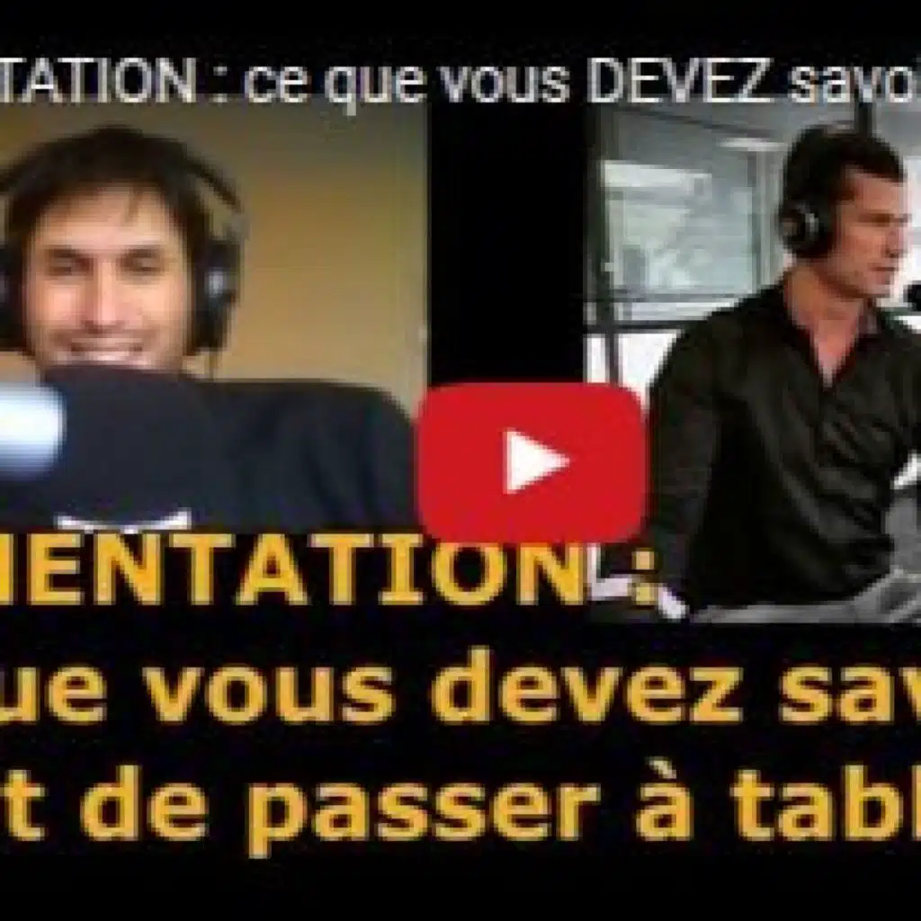 Mais on mange quoi alors maintenant ?