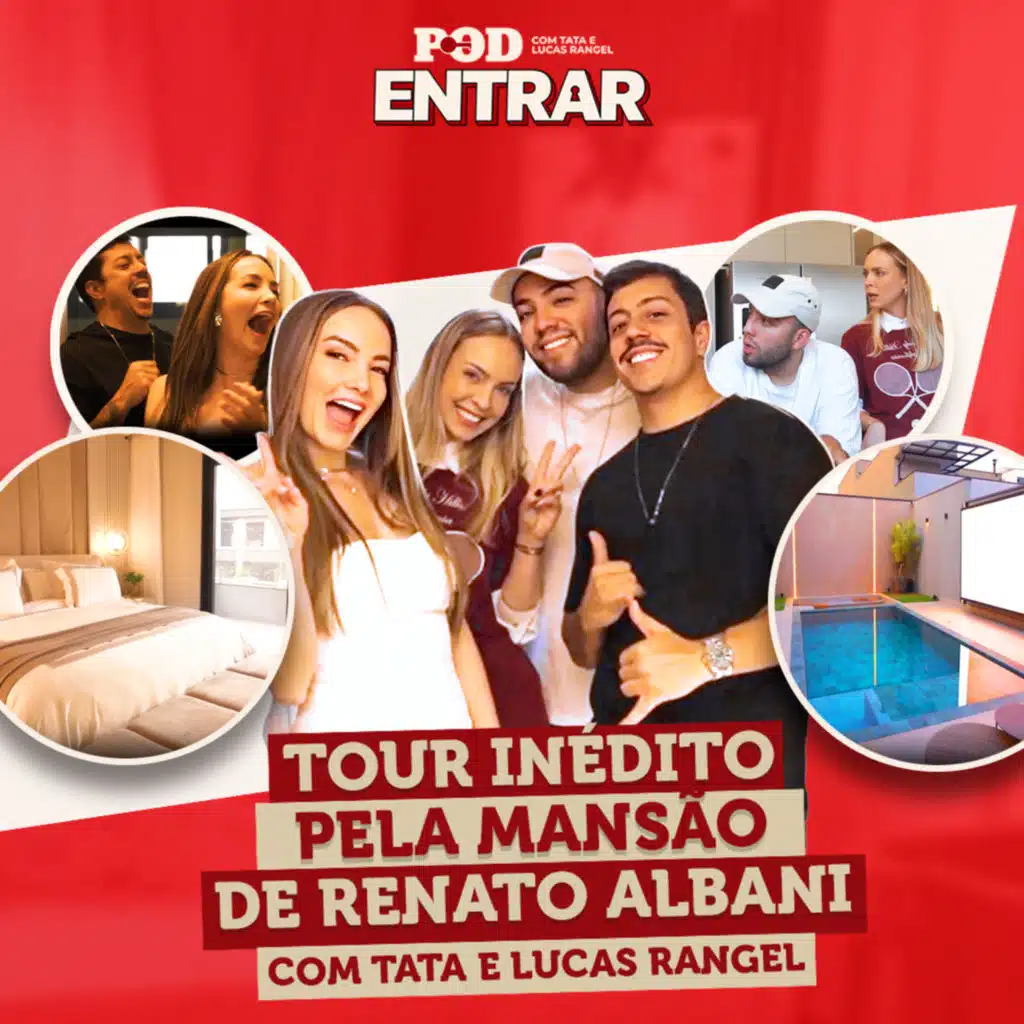 POD ENTRAR: Tour inédito pela mansão de Renato Albani com Tata e Lucas Rangel