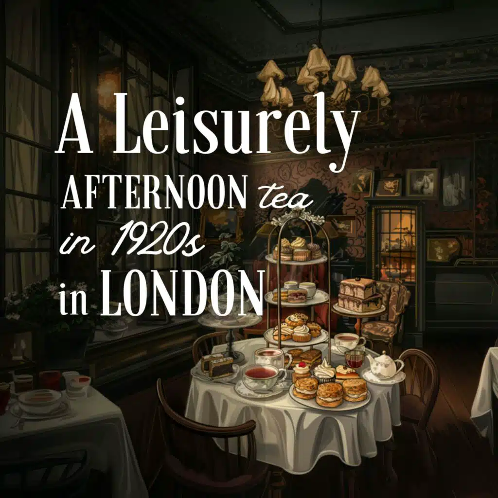 A Leisurely Afternoon Tea in 1920s London