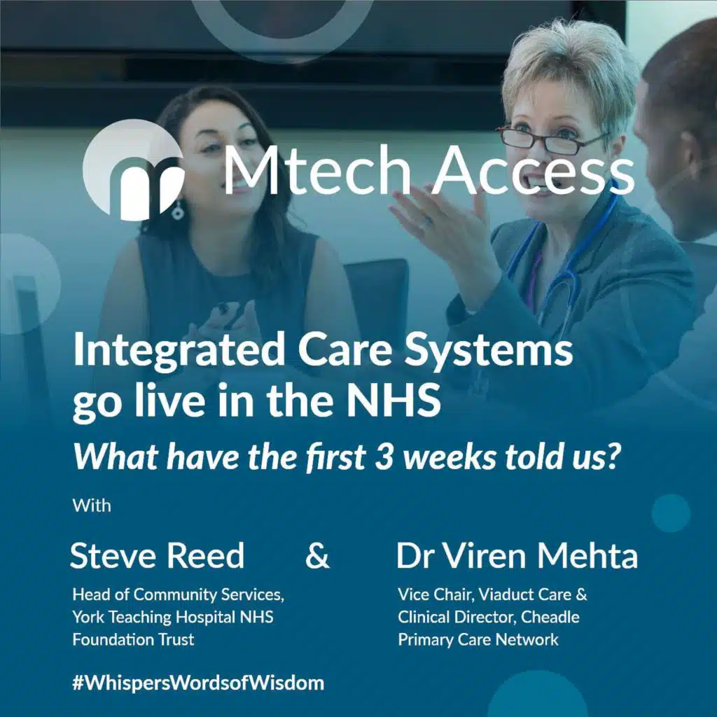 Integrated Care Systems go live in the NHS - reflections after 3 weeks