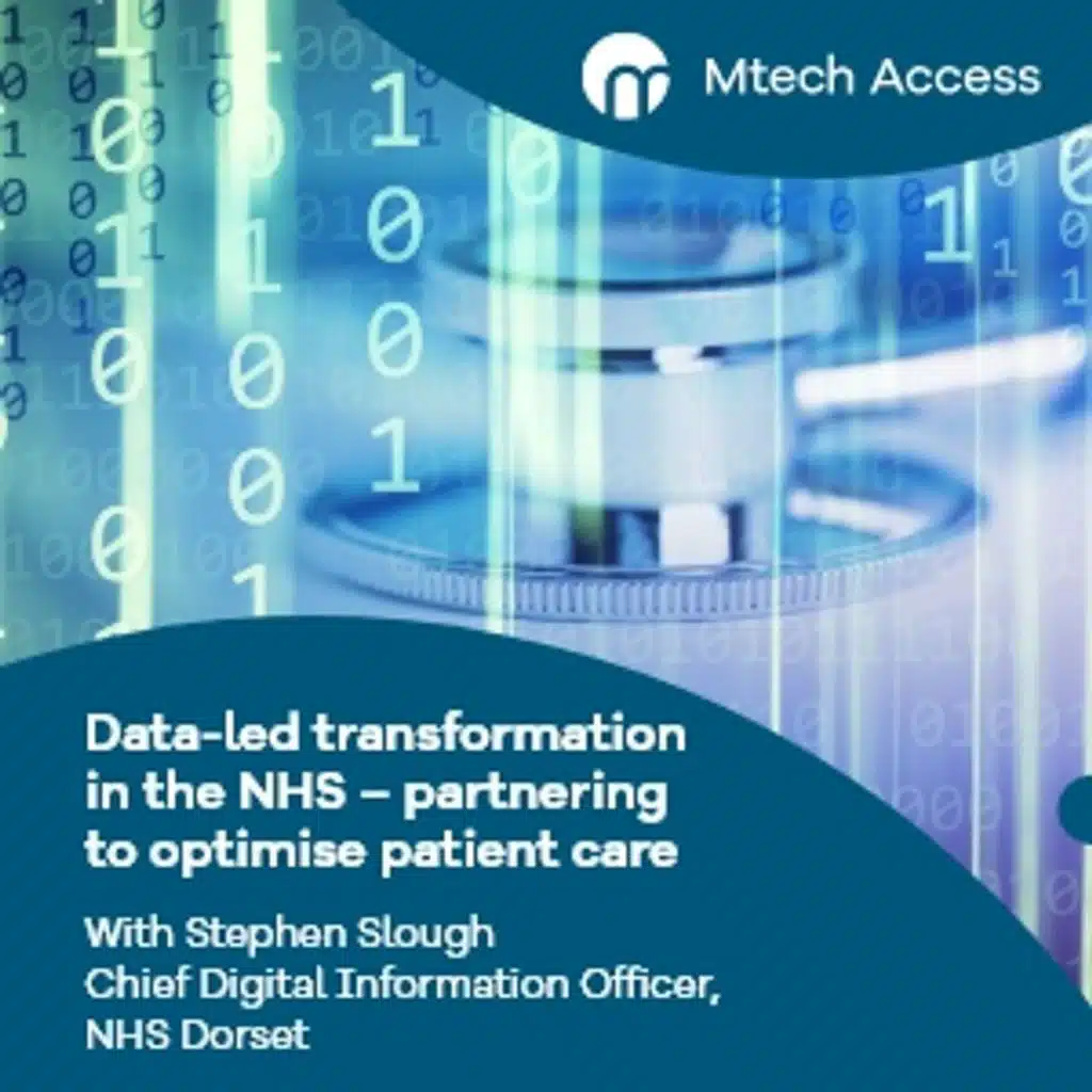 Data-led transformation in the NHS - partnering to optimise patient care
