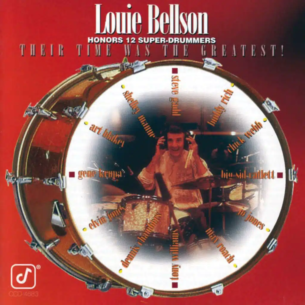 Louie Bellson Honors 12 Super-Drummers -- Their Time Was The Greatest!