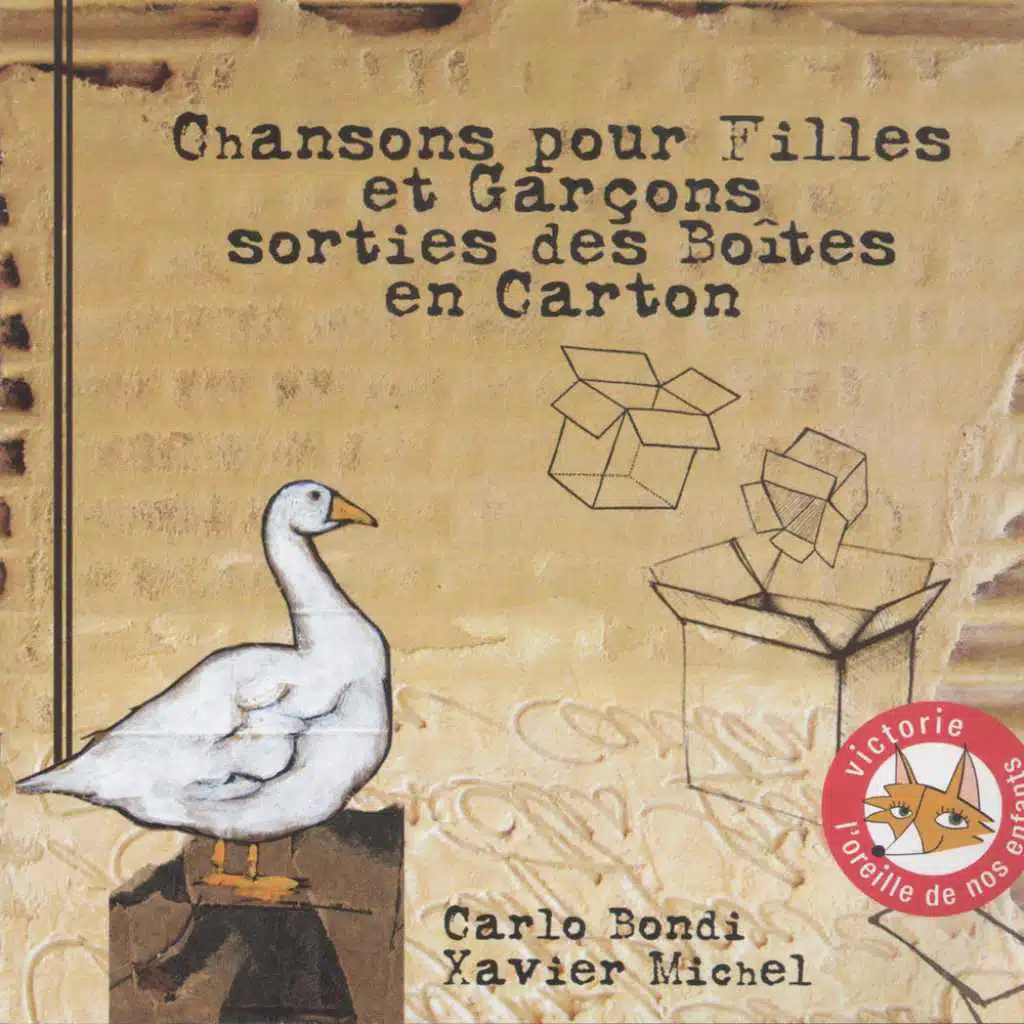 Chansons pour filles et garçons sorties des boites en carton