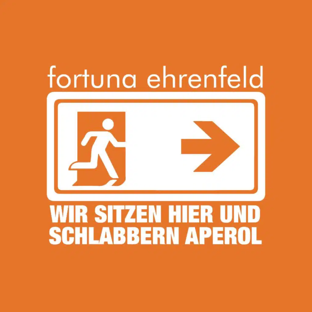 Wir sitzen hier und schlabbern Aperol