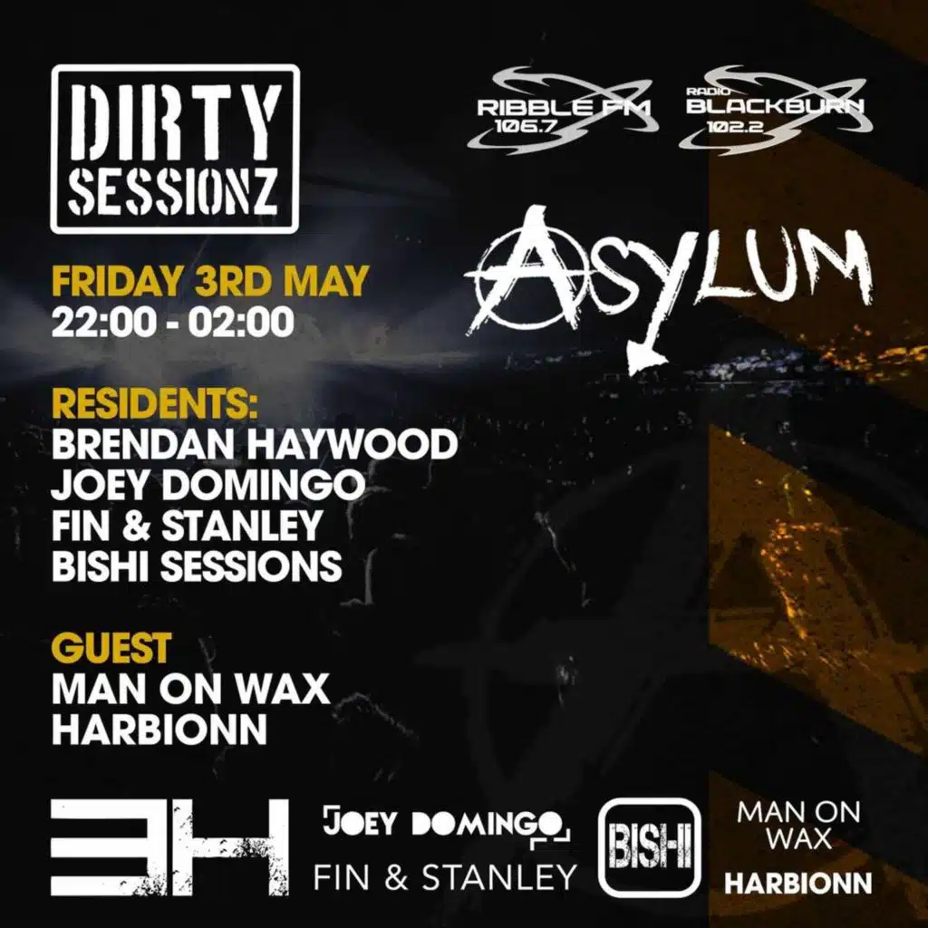 Dirty Sessionz Beyond Radio Ribble FM Radio Blackburn Mai
