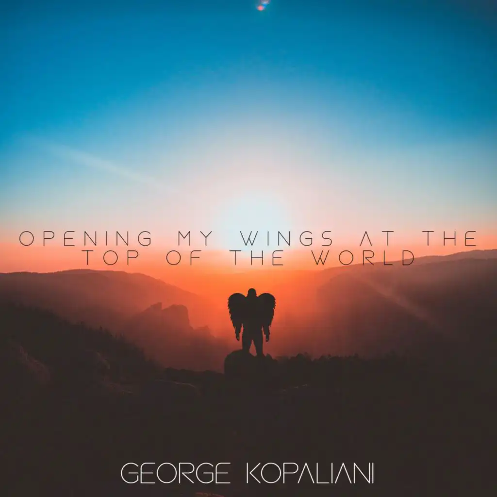 Opening my wings at the top of the world