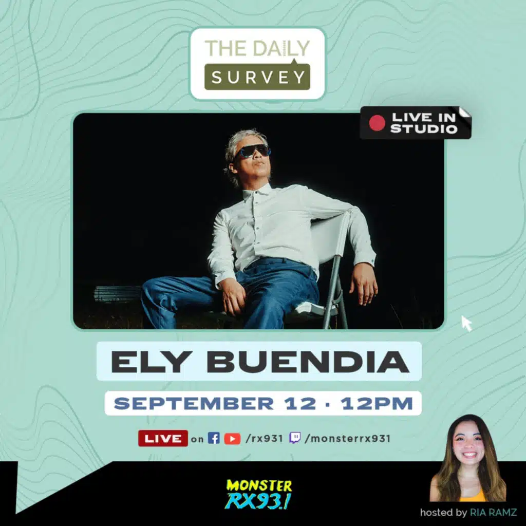 ELY BUENDIA on The Daily Survey!