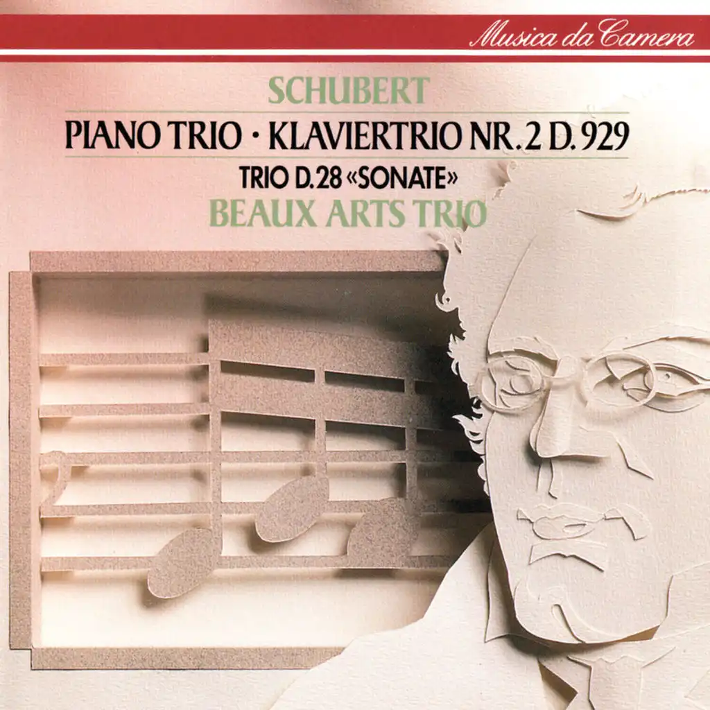 Schubert: Piano Trio No. 2; Piano Trio In One Movement