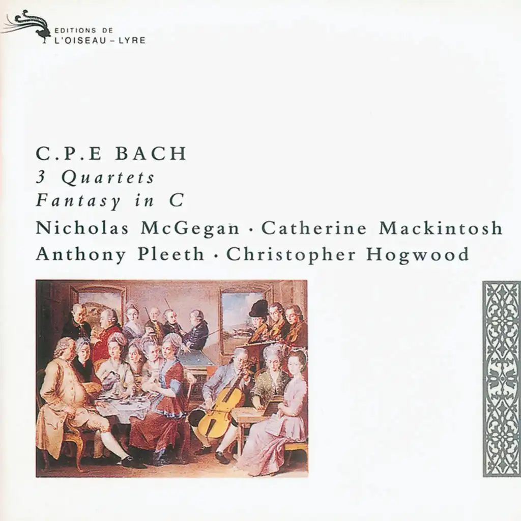 Bach, C.P.E.: 3 Quartets; Fantasy in C