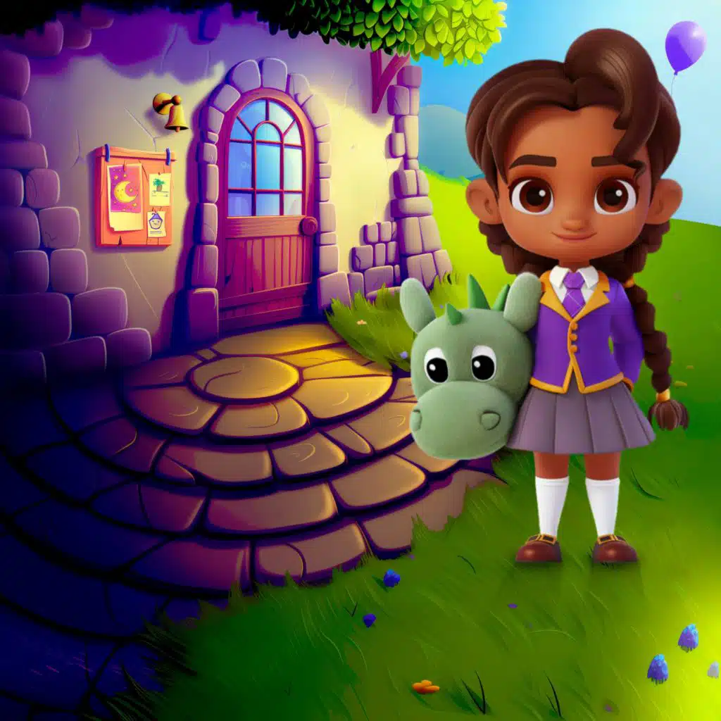 Isla & The Class Bravery Dragon 👧🏽🐉 Deep Sleep for Kids