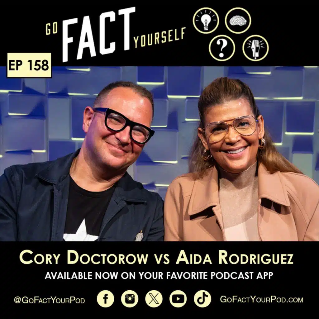 Ep. 158: Aida Rodriguez & Cory Doctorow