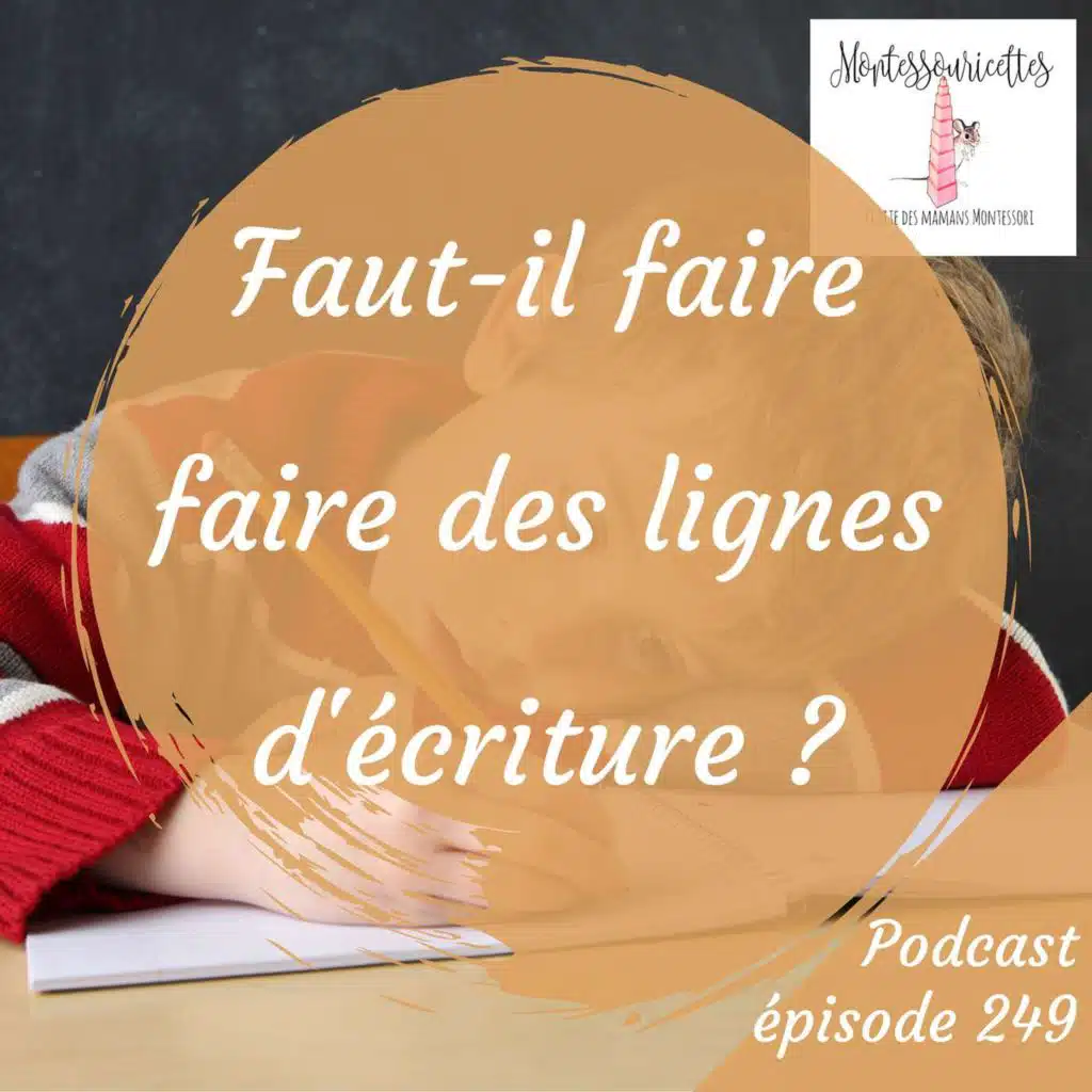 249. Faut-il faire faire des lignes d'écriture ?
